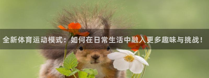 米兰体育官方平台体育：全新体育运动模式：如何在日常生
